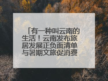 有一种叫云南的生活！云南发布旅居发展正负面清单与暑期文旅促消费“组合拳”